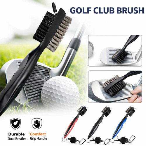 Golf club brush - brush, dual