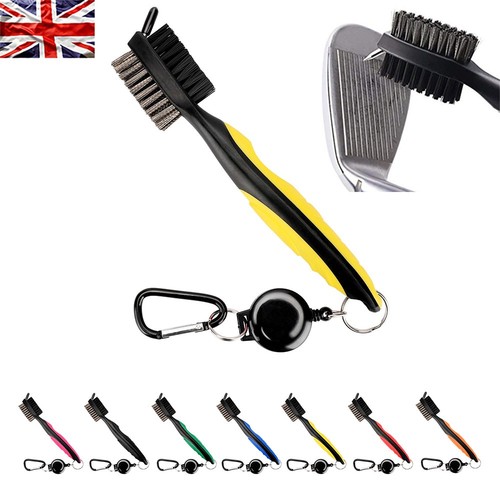 Golf club brush - brush, groove