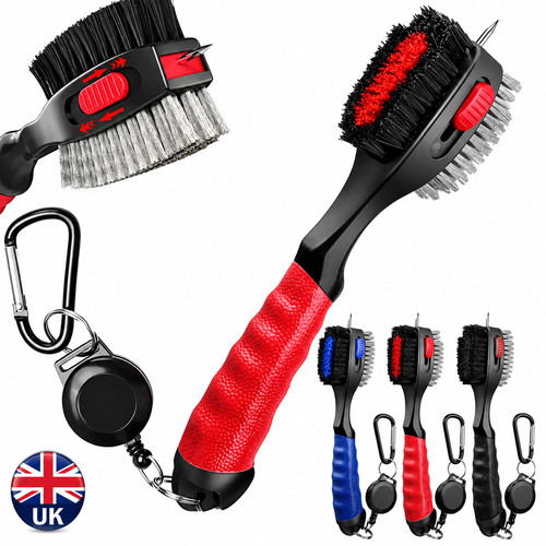 Sided golf club - sided, brush