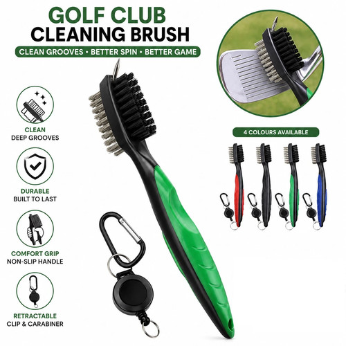 Golf club brush - club,