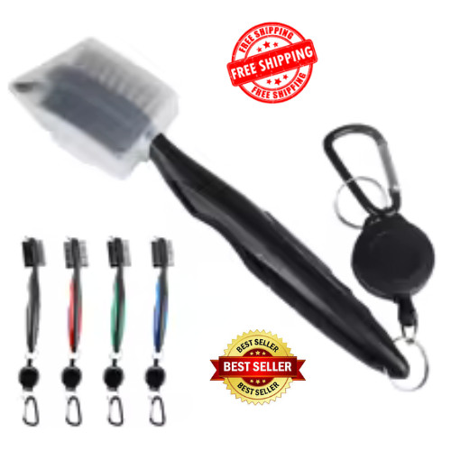 Golf club brush cleaning tool - club,